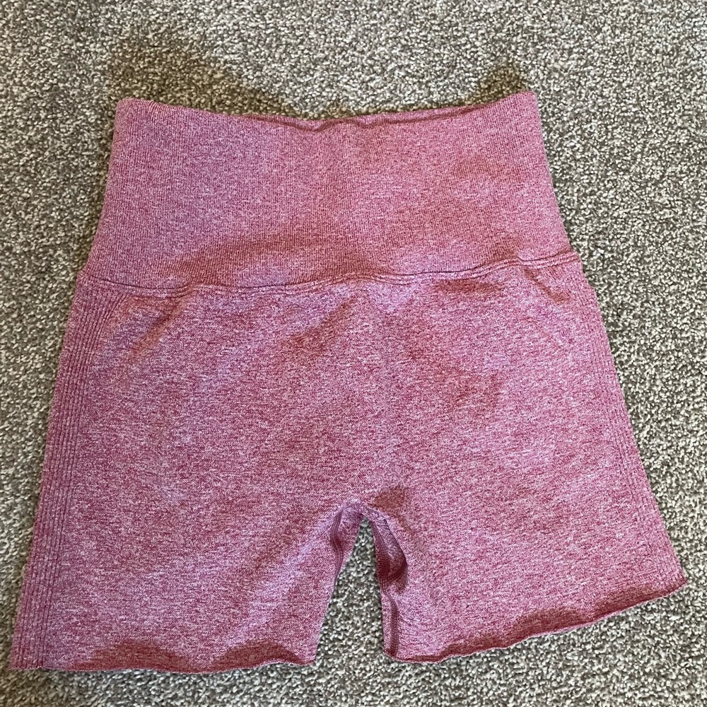 Pink Seamless Shorts